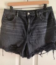 American Eagle High waisted Shortie shorts size 14