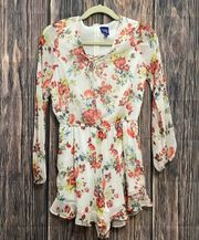 Beauty And The Beast Floral Romper