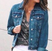 HALOGEN SMALL JEAN JACKET