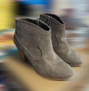 Suede Ankle Booties