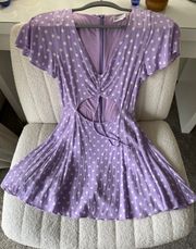 Yarrow Lilac Mini Dress