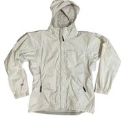 Marmot Lightweight Cream Rain Jacket