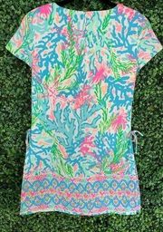 NWT  Blanca Stretch Romper - Multi Coral Bay - Free Lilly Gift!🎁