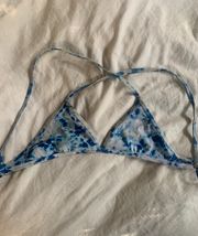 Tie Dye Triangle Bikini Top