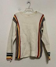 Roolee Rasta cable knit sweater Sz XS