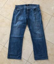 7 For All Mankind Luxe Jeans Size 36 Light Wash