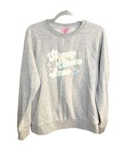 Stoney Clover Lane x Target Sweatshirt Long Sleeve Crewneck Gray Size Small