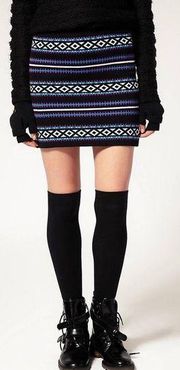 ASOS Fairisle Knitted Tube Skirt