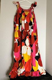 Tracee Ellis Ross bright maxi sundress Sz 3x dress