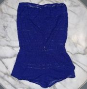 3/$30 Victoria's Secret | Navy Blue Strapless Romper Cover Up