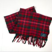 Clans Scotland Lambs Wool Plaid Scarf