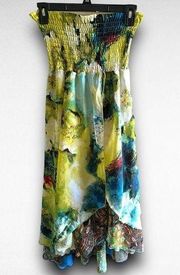 Beautiful strapless maxi midi dress Sz. M