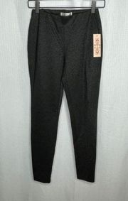 Nanette Lepore Black Silver Glitter‎ Leggings