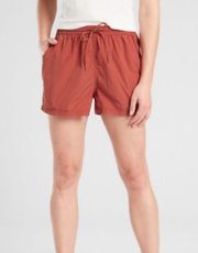 Athleta  expedition shorts orangish red size 6 outdoor shorts summer shorts bike‌