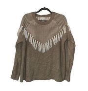 MudPie Tassle Sweater Size L, NWOT