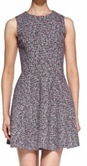 Theory Tillora Printed Flare-Skirt Dress - Size 2