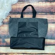 DSW Grey Felt Tote Bag