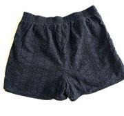 BCBGeneration Shorts Eyelet Navy Size Small