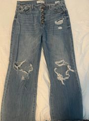 Kancan 90s Straight Crop Jeans 