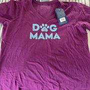 NWT womens L  vee-neck tee