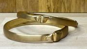 Chico’s Matte Gold Tone Bangle Set