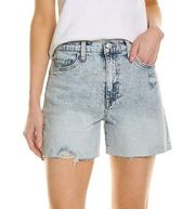 Hudson Women's Kass Morgan High Rise Denim Blue Jean Shorts 25 NWT