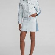 Rag & Bone Double Blues Moss Denim Skirt NWT