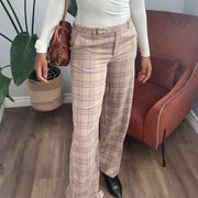 Lioness Bond Check Pant Plaid Trousers