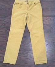 J. Mclaughlin Mustard Straight leg Jeans Size 6