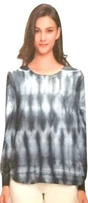 GreenTea Tie Dye Sweatshirt Top Lightweight Pullover XXL Plus Size Stretch Yoga