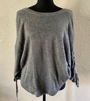 🫦Sugarlips | Gray Nash Twist-Back Sweater🫦 ~xs/s