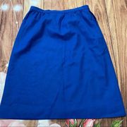 Vintage Pendleton Blue Virgin Wool Lined skirt