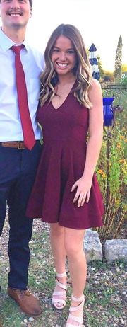 Maroon Dress