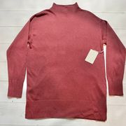 NWT -  - Women’s Burgundy Mock Neck Sweater