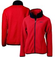 Cutter & Buck Red San Francisco 49ers Cascade Eco Sherpa Fleece Full-Zip Jacket