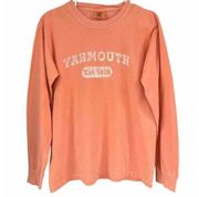 Comfort Colors 0267 Yarmouth Sherbet Orange Long Sleeve T-shirt Size Small