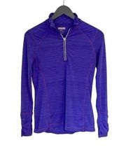 Kirkland Signature Women’s Athletic 1/4 Zip Top Jacket Size Small Purple