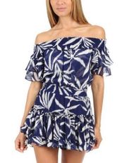 MISA Los Angeles Caroly Dress in Navy Multi