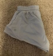 Lululemon White Hotty Hot 2.5” Shorts