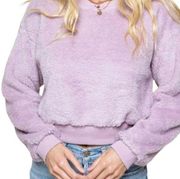 Style Rack Lavender Fuzzy Sweatshirt Size Small NWT