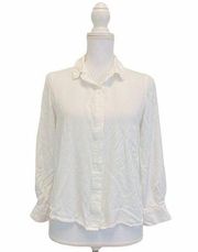 FRANK AND OAK White Button Down Medium Shirt