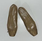 COLDWATER Creek Neutral Ballet Flats 6