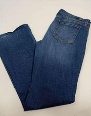 KUT Women's Natalie Bootcut Denim Jeans High Rise Blue Wash Size 16