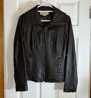 Michael Michael Kors Women’s Leather Jacket Size Med-EUC