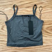 Lioness Grey Leather Look Tank