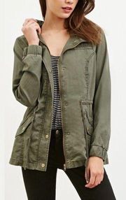 Prince & Fox Khaki Women’s Hooded Jacket X-Large