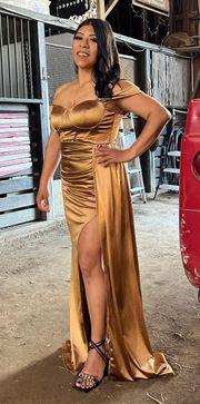 Gold Maxi Dress 