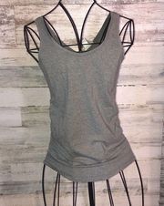 Motherhood maternity tank top size small gray summer tank top low cut back​​