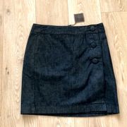 Ann Taylor wrap Denim skirt