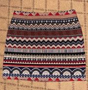 Design Lab boho tapestry skirt NWOT S